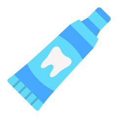 Toothpaste Flat Icon