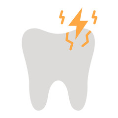 Toothache Flat Icon
