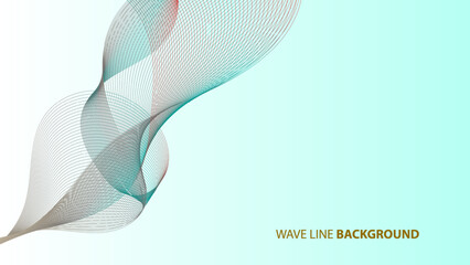 Wave Line Background
