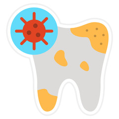 Infection Sticker Icon
