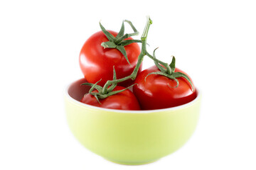 tomatoes on a white background isolated