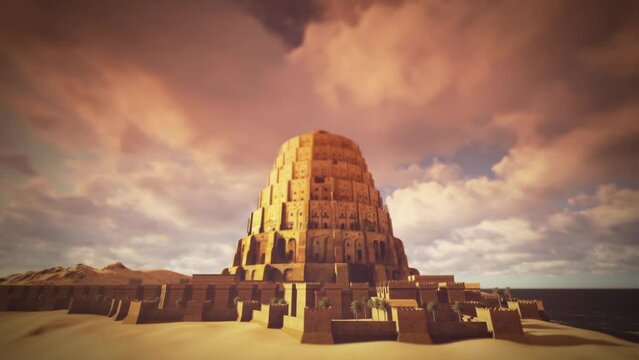 The Tower Of Babel 3D Video Animation