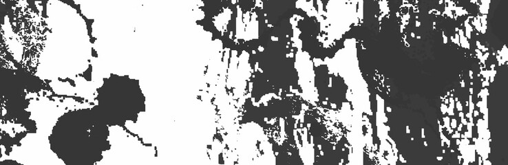 Grunge background black and white. Monochrome texture. Vector black and white grunge background.
