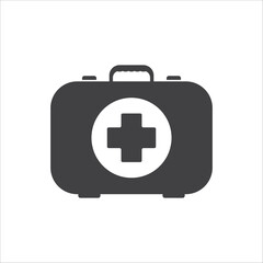 First aid box medical kit vector. Medicine icon vector. Medical box symbol. Vector illustration