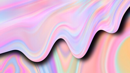 Sweet liquids blurry 3d art background
