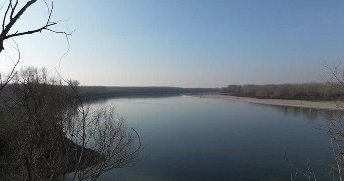 Fiume Po a Boretto Reggio Emilia