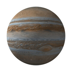 planet jupiter isolated