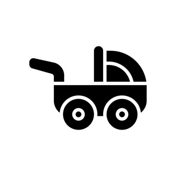 stroller icon for your website design, logo, app, UI. 