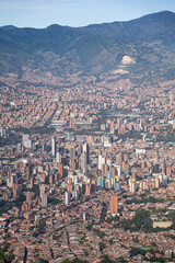 Obraz na płótnie Canvas Look at the center of Medellin City