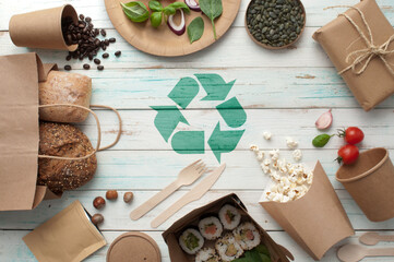 Eco food industry concept