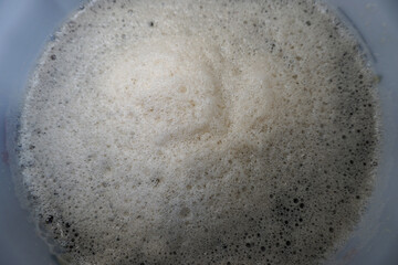 Beer yeast foam - alcohol fermentation process