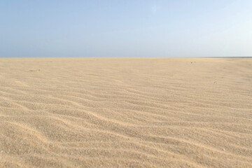 Jandia beach sand on Fuerteventura island.