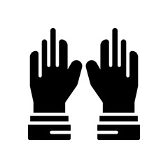 gloves icon for your website design, logo, app, UI. 