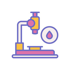 microscope icon for your website design, logo, app, UI. 