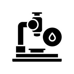 microscope icon for your website design, logo, app, UI. 