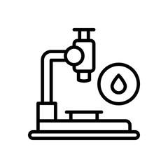 microscope icon for your website design, logo, app, UI. 