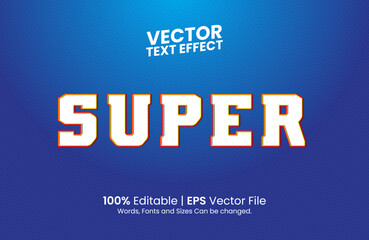 Editable Super Text Effect Template