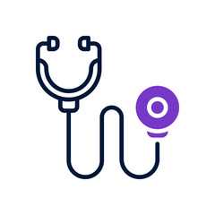 stethoscope icon for your website design, logo, app, UI. 