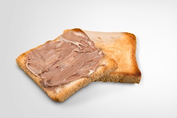 Two tasty toasted hot bread pieces