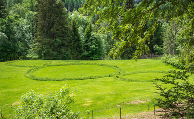 Arte Sella is exhibition of contemporary art which takes place in open air fields, in the woods of Sella Valley, Borgo Valsugana - Trentino Alto Adige, northern Italy.