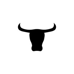 Bull icon Vectorial illustration islolated on white background