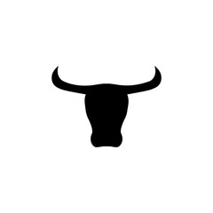 Bull icon Vectorial illustration islolated on white background