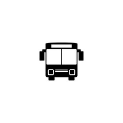  Bus Silhouette Icon.