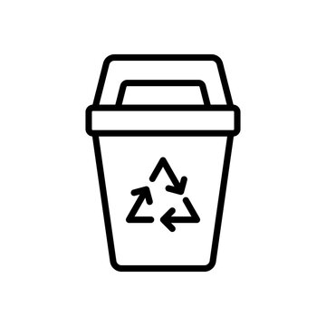 recycle bin icon for your website design, logo, app, UI. 