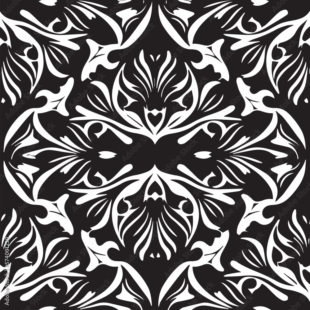 Poster the elegant venetian backdrop features repeating foliage and delicate leaf patterns, inspired by the