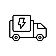 truck icon for your website design, logo, app, UI. 