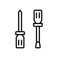 screwdriver icon for your website design, logo, app, UI. 