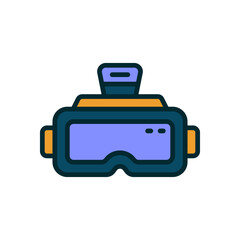 vr glasses icon for your website, mobile, presentation, and logo design.