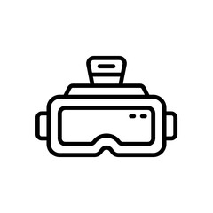 vr glasses icon for your website, mobile, presentation, and logo design.