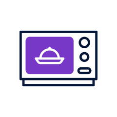 microwave icon for your website design, logo, app, UI. 