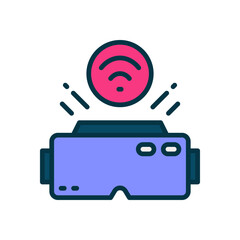 vr glasses icon for your website, mobile, presentation, and logo design.