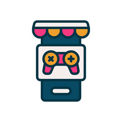 mobile shop icon for your website, mobile, presentation, and logo design.