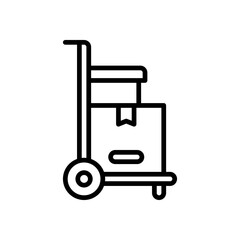 trolley icon for your website design, logo, app, UI. 