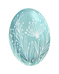 easter egg with pattern