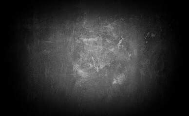 Old wall texture cement dark black gray background abstract grey color design are light with white gradient background.