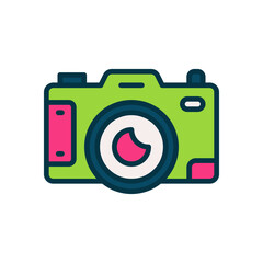 camera icon for your website, mobile, presentation, and logo design.