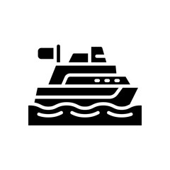 yacht icon for your website, mobile, presentation, and logo design.