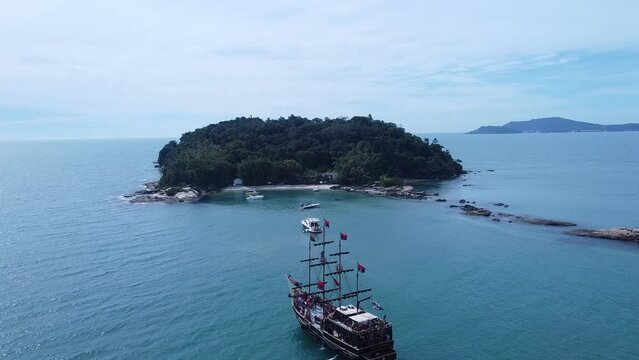 Barco Pirata em Florian&oacute;polis