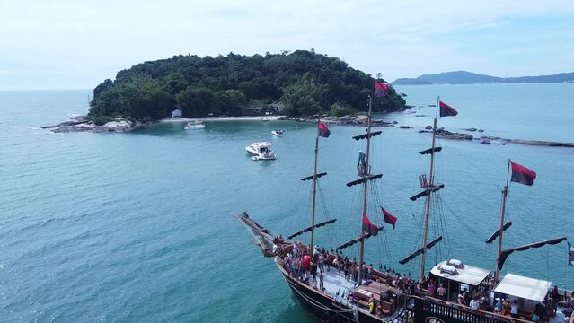 Barco Pirata em Florian&oacute;polis