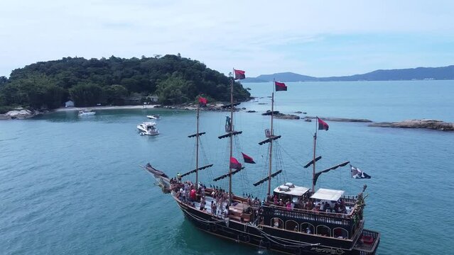 Barco Pirata em Florian&oacute;polis