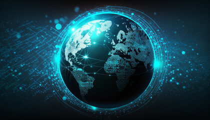 Global Technology Network and Communication, World Model of Technology | Generative Art 