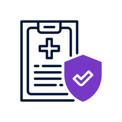 Obraz premium health insurance icon for your website, mobile, presentation, and logo design.