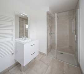 Mordern and luxury bathroom interior