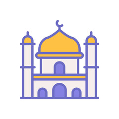 mosque icon for your website design, logo, app, UI. 