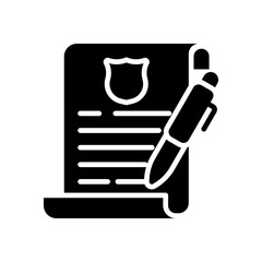 agreement icon for your website design, logo, app, UI. 