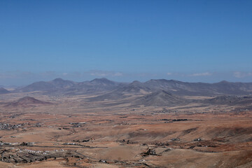 Fototapeta na wymiar Vistas areas 2 de Fuerteventura islas canarias